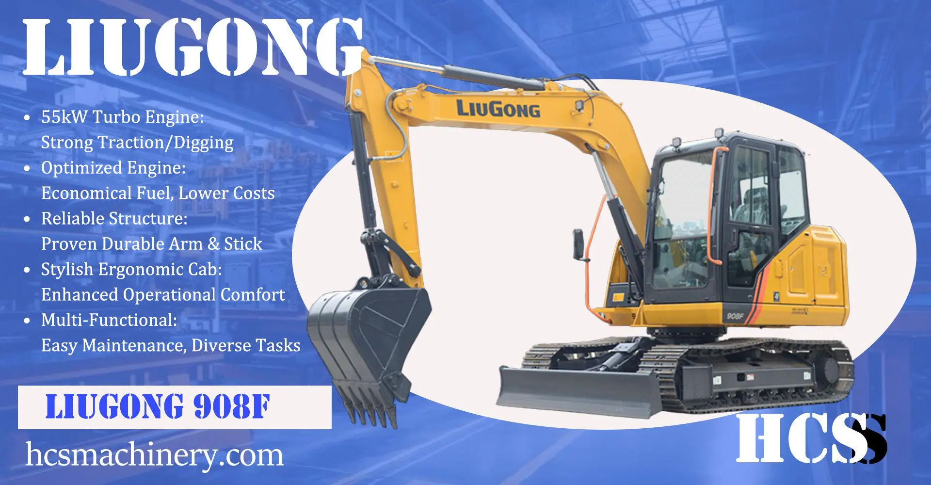 LIUGONG 908F excavator