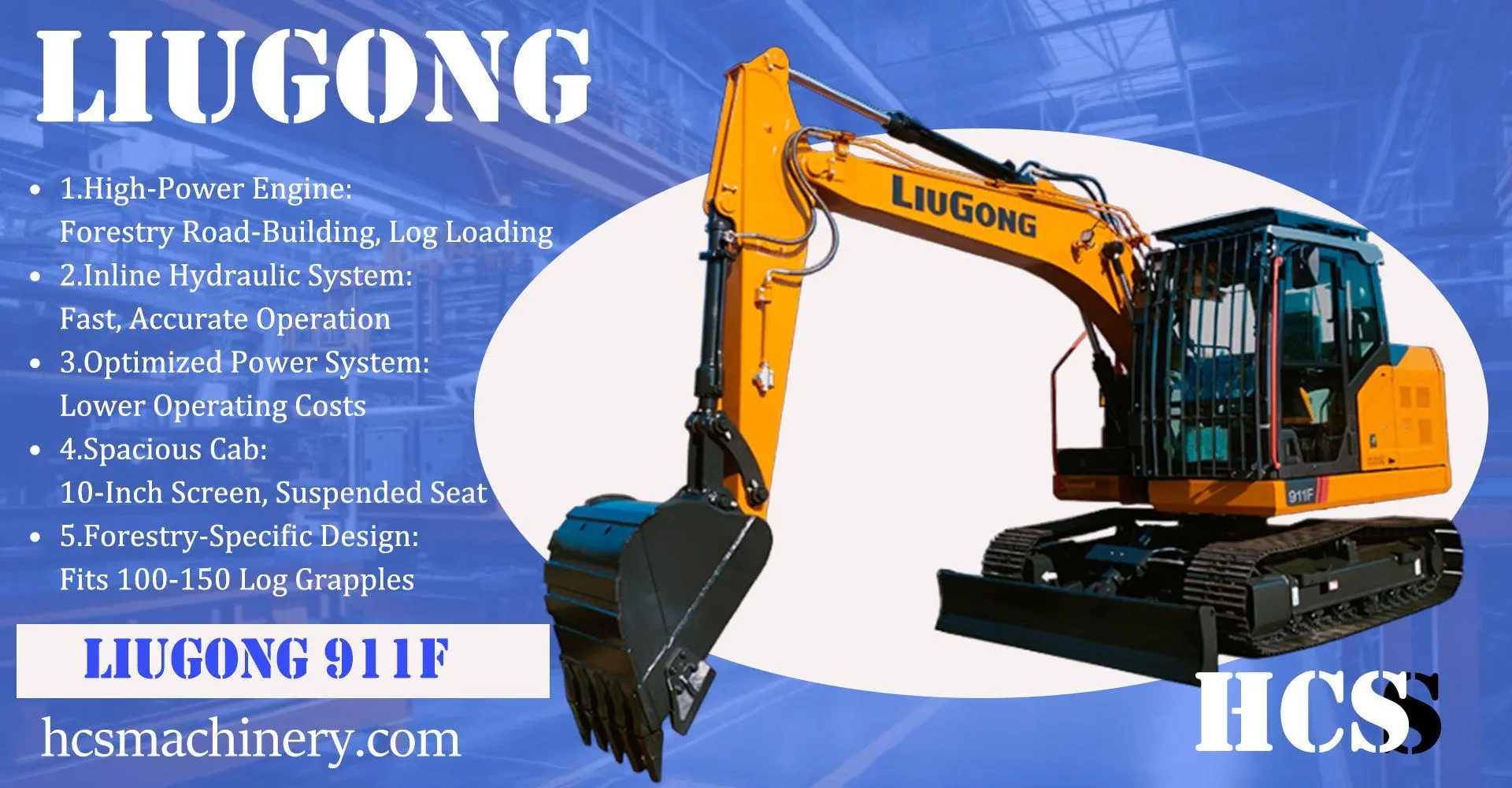 LIUGONG 911F excavator