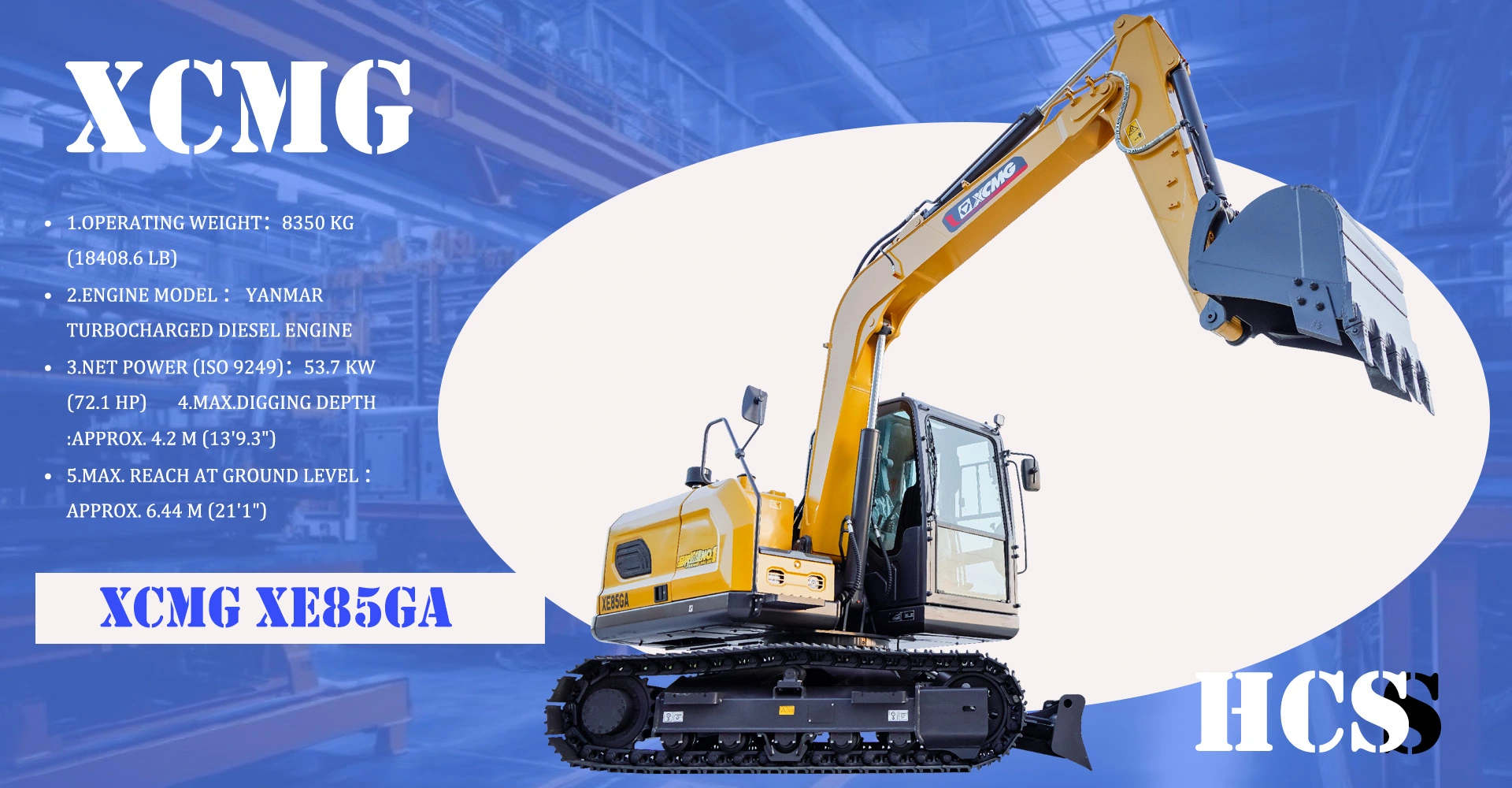 XCMG XE85GA EXCAVATOR XCMG XE85GA EXCAVATOR