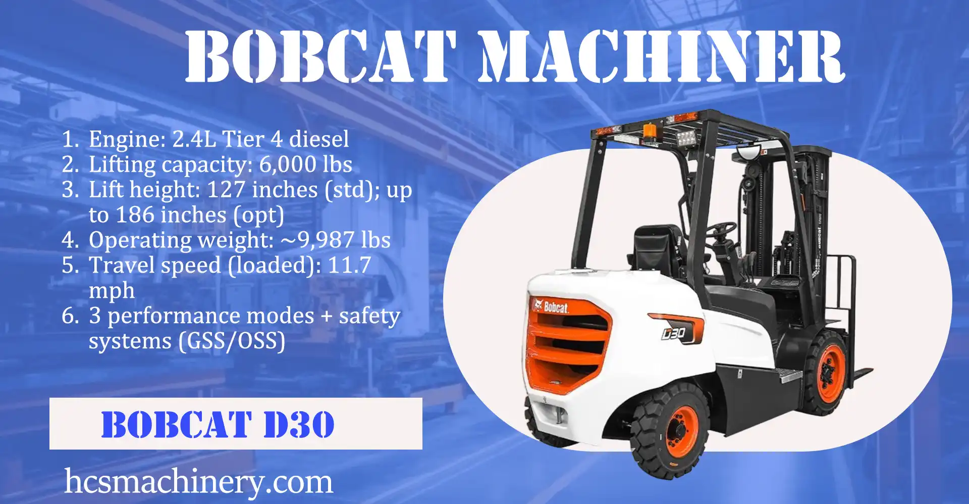 Bobcat D30 Bobcat D30