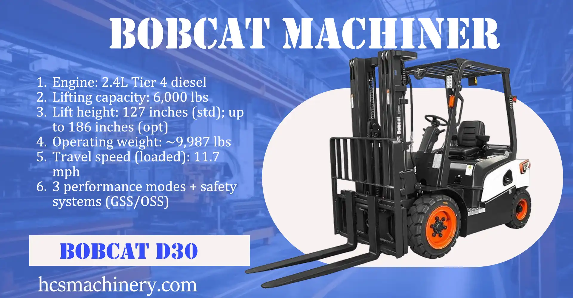 Bobcat D30 Bobcat D30