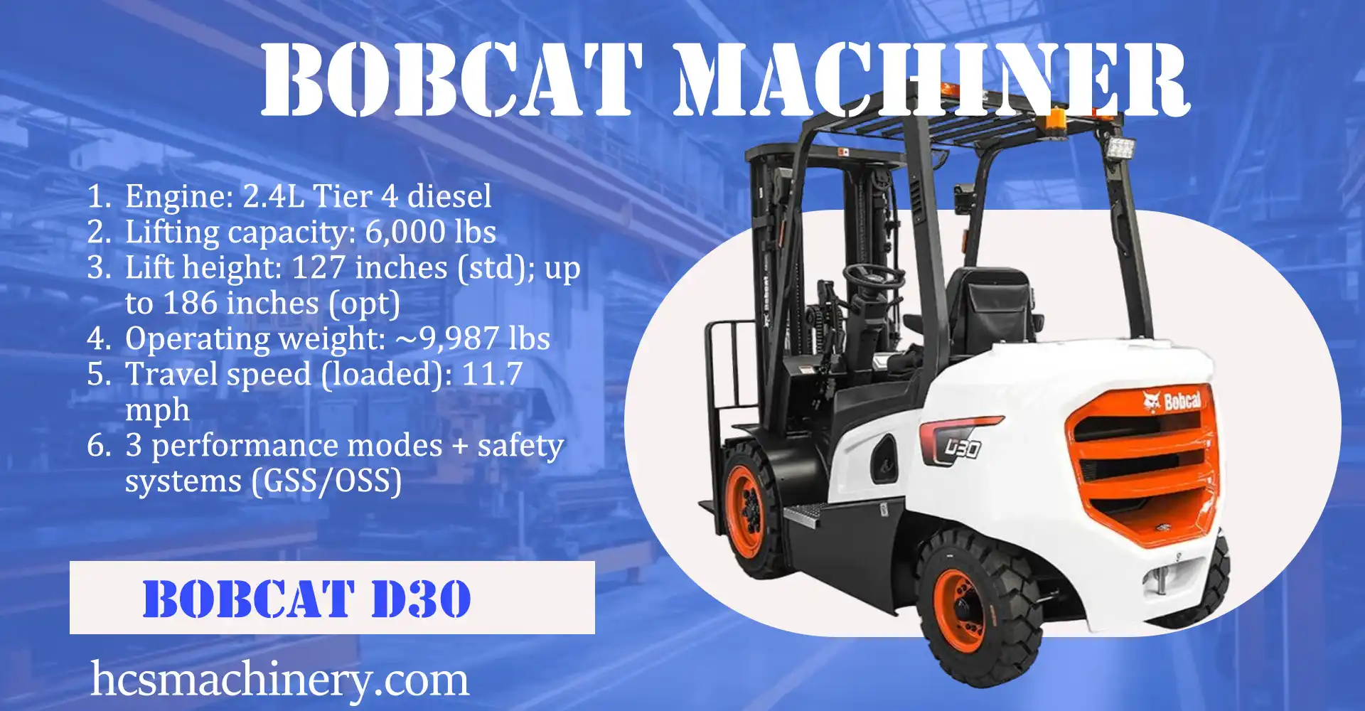 Bobcat d30 Bobcat d30