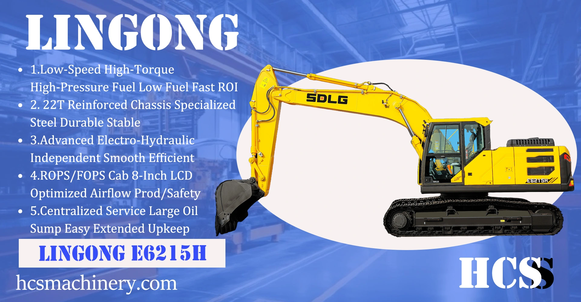 LINGONG E6215H EXCAVATOR