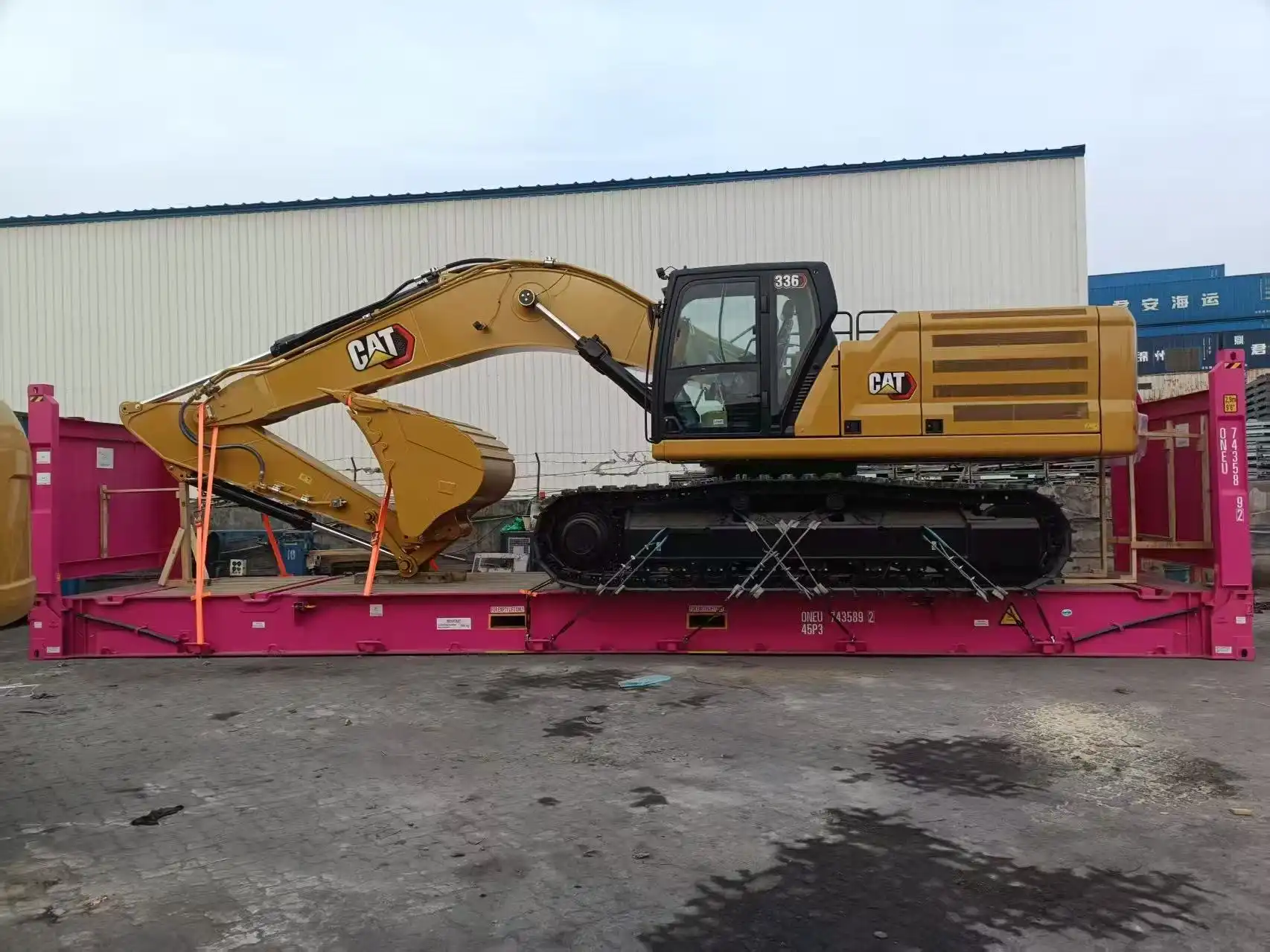 New CAT 336 Successfully Exported to Colombia, Supported by Professional End-to-End Transportation