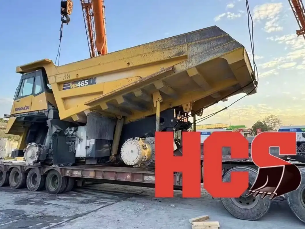 Komatsu HD465 Mining Trucks Ready for International Delivery